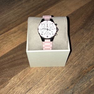 Blush colored Michele watch!